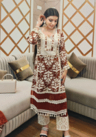 Ruhani ikkat soft cotton kurta set with dupatta