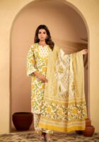 Basanti kurta set