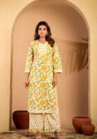Basanti kurta set