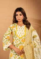 Basanti kurta set