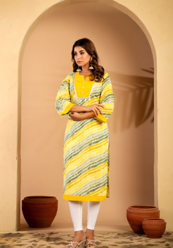 Sunshine Leheriya Kurta