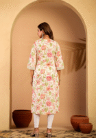 Blossom grace cotton kurta