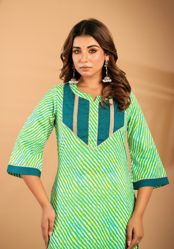 Mehar leheriya pure cotton kurta