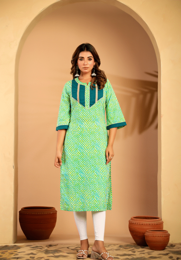Mehar leheriya pure cotton kurta