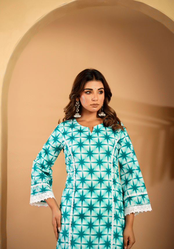 Starry elegance cotton kurta