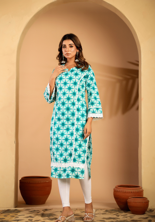 Starry elegance cotton kurta