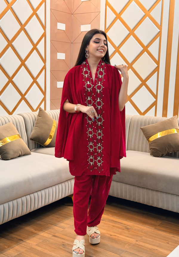 Rosaara Pink Cape Co-ord