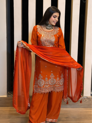 Meher Rust Kurta Set