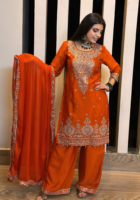 Meher Rust Kurta Set
