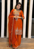 Meher Rust Kurta Set