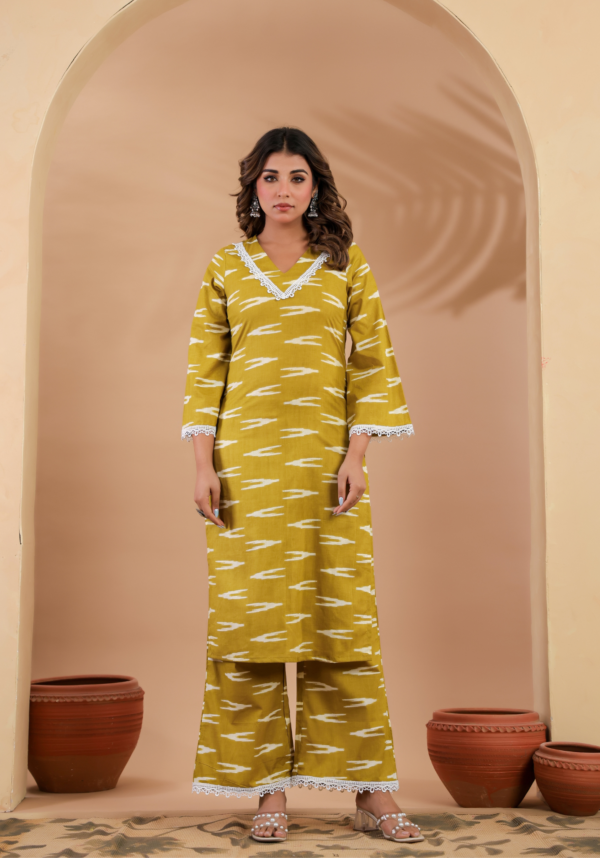 Mehreen – Green Pure Cotton Co-ord Set