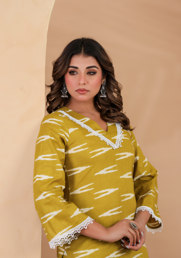 Mehreen – Green Pure Cotton Co-ord Set