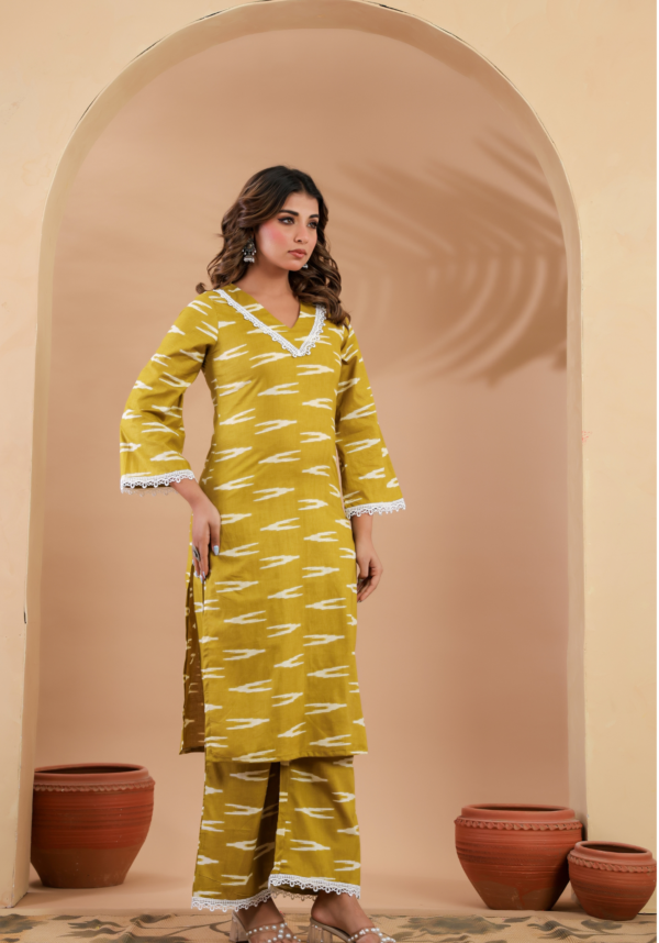 Mehreen – Green Pure Cotton Co-ord Set