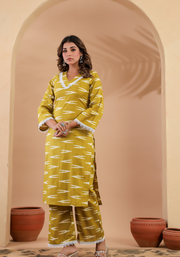 Mehreen – Green Pure Cotton Co-ord Set