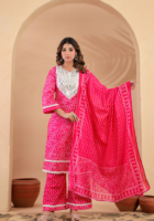Gul Noor – Pink Cotton Kurta Set