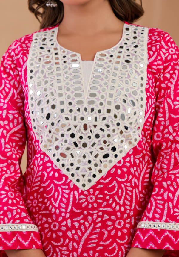 Gul Noor – Pink Cotton Kurta Set