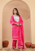 Gul Noor – Pink Cotton Kurta Set